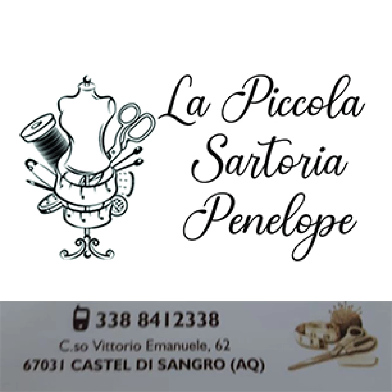 Banner La Piccola Sartoria Penelope 306 per 306 pixel